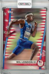 2021 2020 Topps US Olympics & Paralympics Team Hopefuls Track & Field Wil London III Base US Flag(パラレル版) 023/299