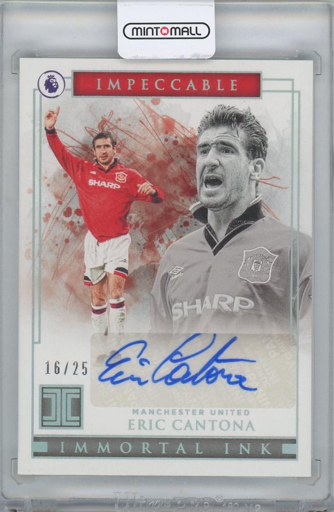 ミントモール / MINT 横浜店 / 2019-20 PANINI Impeccable Immortal Ink Silver / ERIC  CANTONA(Manchester United) 【16/25】