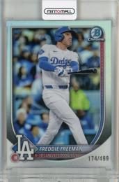 2025 Bowman Chrome Freddie Freeman Refractors #33【174/499】《初期不良あり》