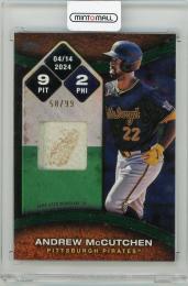 2025 TOPPS Andrew McCutchen Rounding the Bases Relics Green #RTBMCC【58/99】 Pittsburgh Pirates