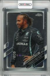 2021 Topps Chrome Formula 1 Racing Mercedes-AMG Petronas F1 Team Lewis Hamilton F1 RACERS Base