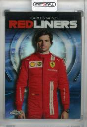 2021 Topps Chrome Formula 1 Racing Scuderia Ferrari Carlos Sainz Redliners