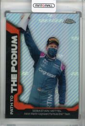 2021 Topps Chrome Formula 1 Racing Aston Martin Cognizant F1 Team Sebastian Vettel Path to the Podium