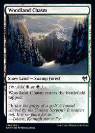 【KHM】【ENG】【Foil】《森林の地割れ/Woodland Chasm》