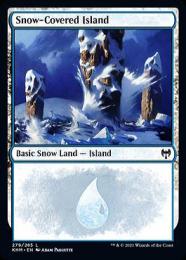 【KHM】【ENG】【Foil】《冠雪の島/Snow-Covered Island》No.279