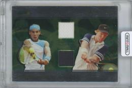 2008 ACE AUTHENTIC Match Point Dual Jerseys / RAFAEL NADAL & JIM COURIER