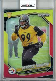 2025 Panini Prizm Derrick Harmon Prizms Red and Yellow #368【06/44】 Pittsburgh Steelers
