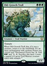 【KHM】【ENG】【Foil】《老樹林のトロール/Old-Growth Troll》