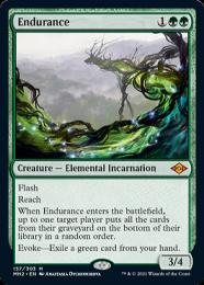 【foil】忍耐 Endurance （英）ボーダーレス mtg MH2 ミントモール / MINT GAMES MTG(東日本橋) / 【MH2】【JPN