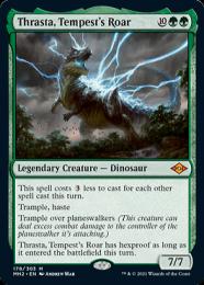 Thrasta, Tempest's Roar MtG Art from Modern Horizons 2 Set