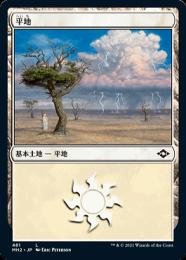 【MH2】【JPN】【Foil】《平地/Plains》No.481