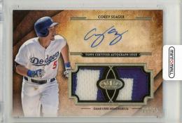 2017 TOPPS Tier One Corey Seager Autograph Dual Relics #AT1DRCS【09/25】 Los Angeles Dodgers