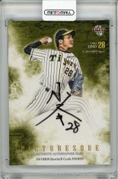 2019 BBM Fusion  小野泰己 (阪神) 直筆サインカード 15/30