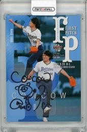 【裏面微スレあり】2021 BBM Fusion  COWCOW 始球式直筆サインカード 14/25