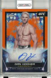 2024 Topps Chrome UFC  Dan Hooker FNA-DHO Autograph Orange Refractor 02/25