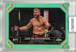 2024 Topps Chrome UFC  Jan Blachowicz #91 Aqua Refractor 004/199