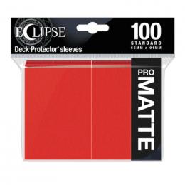 Ultra・PRO  エクリプススリーブ マット(スタンダードサイズ) 非光沢 アップルレッド[100枚入り]