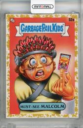 2023 Topps Garbage Pail Kids Intergoolactic Mayhem Must-See Malcolm Fool’s Gold #52a ※左下角折れあり【42/50】