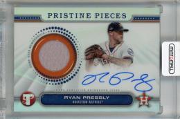 2024 Topps Pristine Ryan Pressly Pristine Pieces Autograph Relics #PPAR-RP Houston Astros