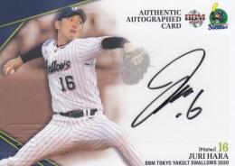 2020 BBM　東京ヤクルトスワローズ  原樹理 直筆サインカード 40/60