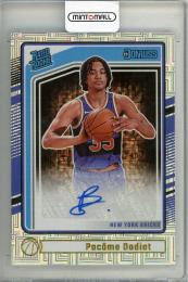 2024-25 PANINI DONRUSS PACOME DADIET AUTO New York Knicks