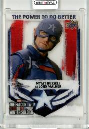 2022 UPPER DECK The Falcon Winter Soldier  Wyatt Russell as John F. Walker The Power to do Better DB-5