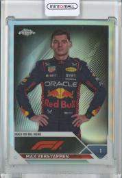 2023 Topps Chrome Formula Max Verstappen Base/Refractor/#1