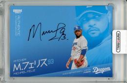 【裏面微スレあり】2023 BBM Fusion M.フェリス (中日) 直筆サインカード【105/115】