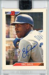 2017 Topps Archives Signature Series Postseason Edition Eric Davis Signers Auto【19/36】 Los Angeles Dodgers