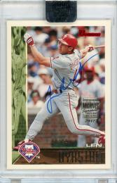 2017 Topps Archives Signature Series Postseason Edition Len Dykstra Signers Auto【08/42】 Philadelphia Phillies
