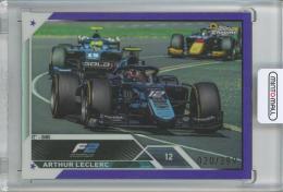 2023 Topps Chrome Formula Arthur Leclerc Base/PurpleParallel/#137【020/399】