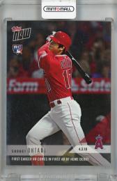 2018 Topps Now Shohei Ohtani First Career HR Comes in First AB of Home Debut #32 RC ※裏面傷・へこみあり Los Angeles Angels
