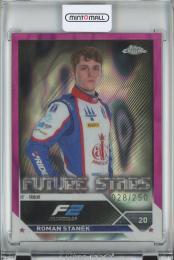 2023 Topps Chrome Fomula 1 Racing Roman Stanek Base/F2 Drivers/Pink/#86【28/250】