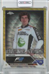 2023 Topps Chrome Fomula 1 Racing Ralph Boschung Base/F2　Drivers/Gold/#83【50/50】