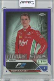 2023 Topps Chrome Fomula 1 Racing Frederik Vesti Base/F2 Drivers/Purple/#70【65/399】