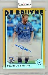 2024-25 Topps UEFA Club Competitions Kevin De Bruyne Autograph Orange Foilboard Parallels【11/25】 Manchester City