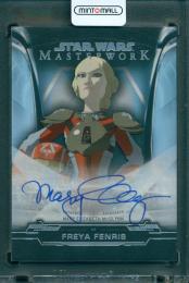 2019 Topps Star Wars Masterwork Mary Elizabeth Mcglynn as Freya Fenris Masterwork Autograph Rainbow Foil 【46/50】