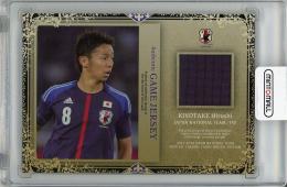【表面中央若干キズあり】2013-14 サッカー日本代表オフィシャルトレーディングカード スペシャルエディション 清武弘嗣 ジャージカード