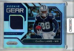 2020 Panini Prizm CeeDee Lamb Rookie Gear #7 Dallas Cowboys