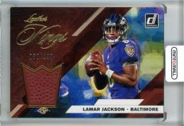 2019 Donruss Lamar Jackson Leather Kings #6【050/199】 Baltimore Ravens