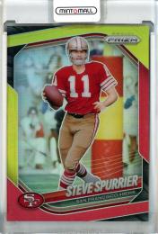 2025 Panini Prizm Steve Spurrier Prizms Red and Yellow #157 San Francisco 49ers