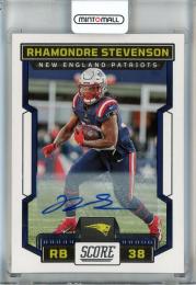 2023 Score Rhamondre Stevenson Signatures #282 New England Patriots
