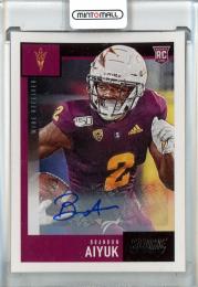 2020 Score Brandon Aiyuk Rookie Autographs #414 San Francisco 49ers