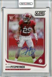 2018 Score Minkah Fitzpatrick Rookie Autographs #331