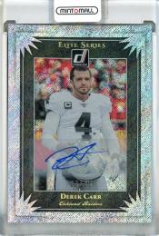 2019 Donruss  Derek Carr The Elite Series Autographs #ES3【23/25】 Oakland Raiders