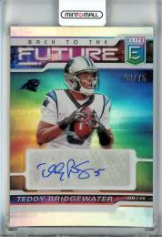 2020 Elite Teddy Bridgewater Back to the Future Signatures #27【63/75】 Carolina Panthers