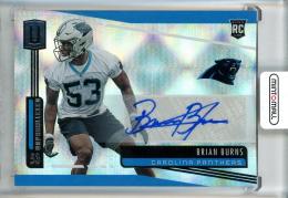 2019 Panini Unparalleled  Brian Burns Rookie Autographs #215 Carolina Panthers