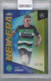 2024-25 TOPPS UEFA Japan Edition Soccer New Era Gold Mojo Refractors / VIKTOR GYOKERES(Sporting CP) 【02/50】