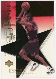 2000-01 Upper Deck Pros and Prospects Star Command #SC3 Allen Iverson