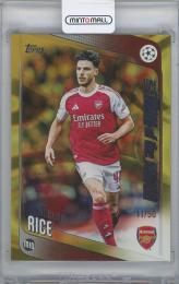 2025-26 TOPPS UEFA Club Competitions Gold Raindrops #164 UCL Team of the Season / DECLAN RICE(Arsenal) 【11/50】
